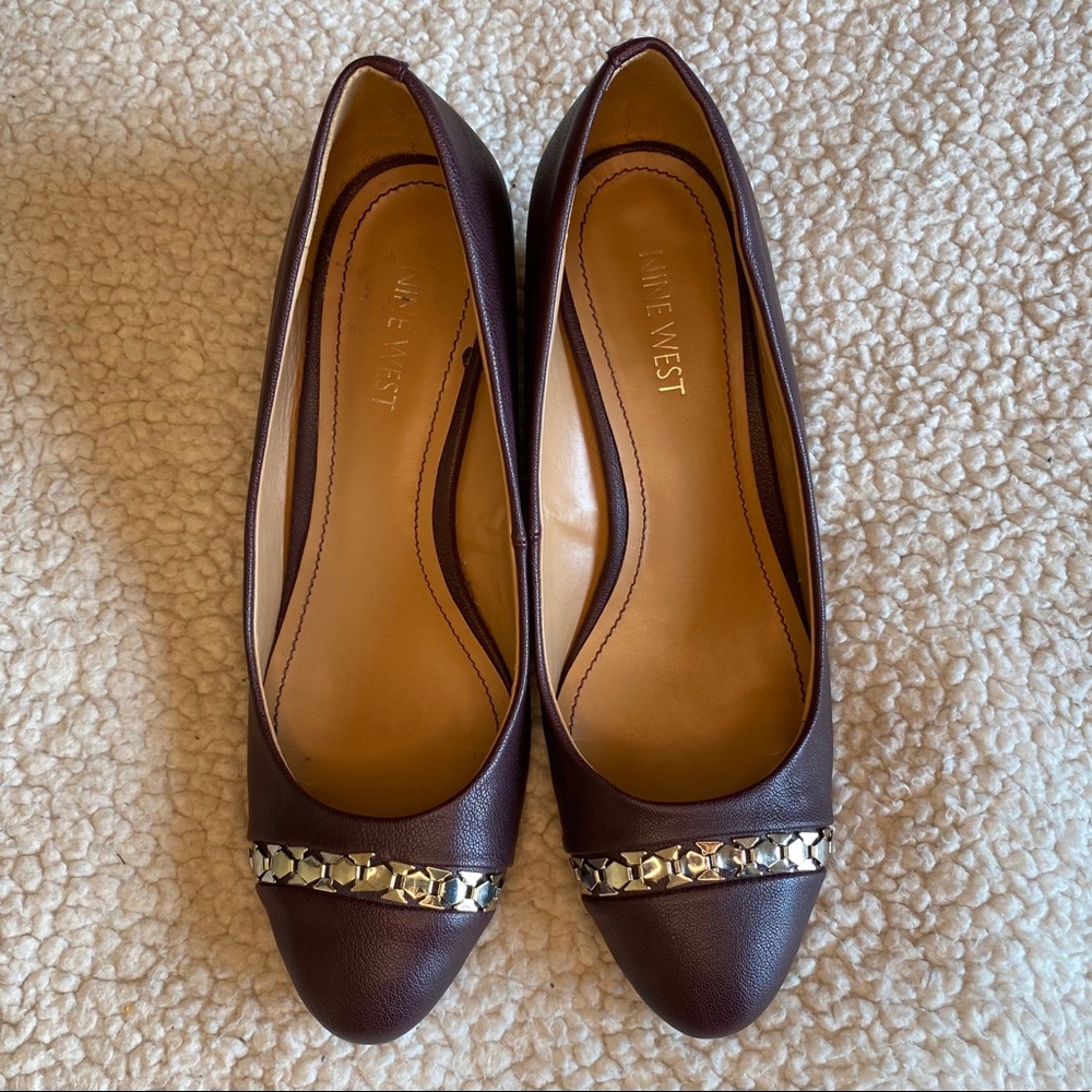 Nine West Wedges - Burgundy